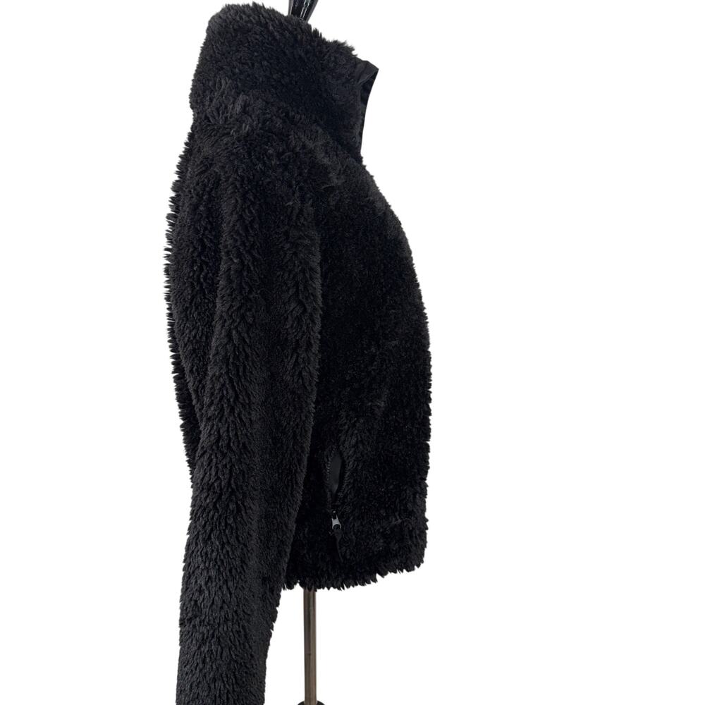 Cynthia Rowley Fitness Women's Black Sherpa Jacket Size Medium - Picture 4 of 8